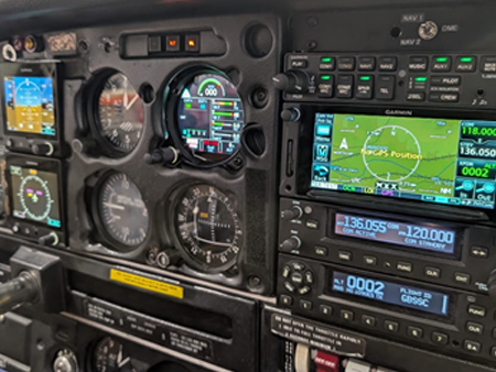 G-BSSC (Charlie) Warrior II – PA 28 Instrument Panel