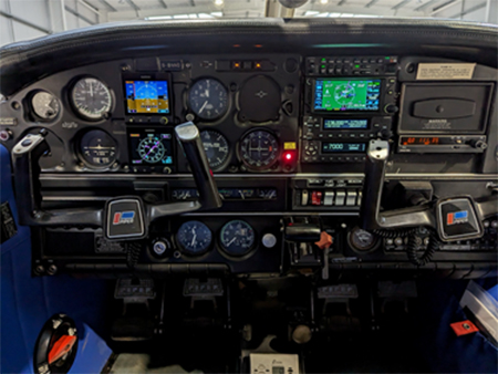 G-BNNO (Oscar) Warrior II – PA 28 Instrument Panel